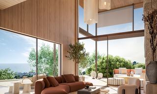 Nouveau développement avec 6 villas innovantes, conçues par des architectes, à vendre avec vue panoramique sur la mer à Cascada de Camojan à Marbella 53071 