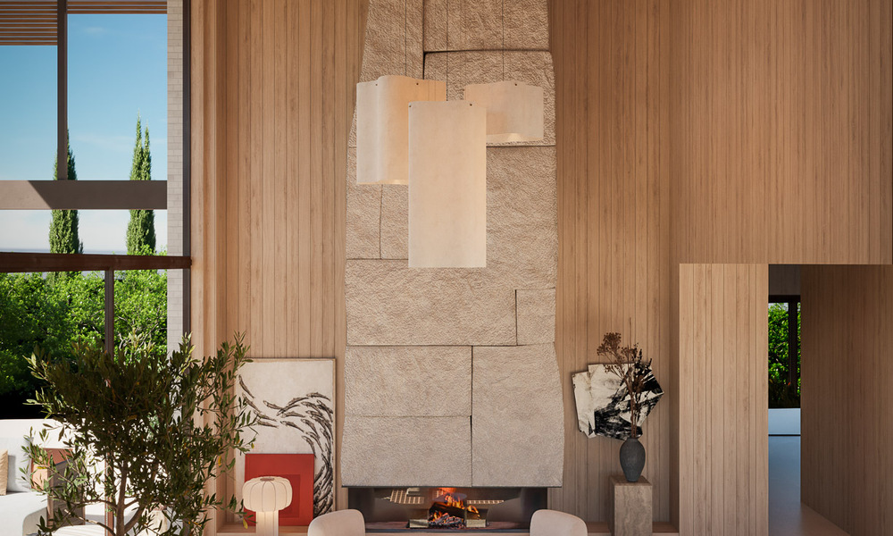 Nouveau développement avec 5 villas innovantes, conçues par des architectes, à vendre avec vue panoramique sur la mer à Cascada de Camojan à Marbella 53073