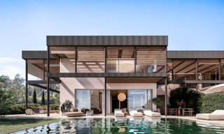 Nouveau développement avec 6 villas innovantes, conçues par des architectes, à vendre avec vue panoramique sur la mer à Cascada de Camojan à Marbella 53082 
