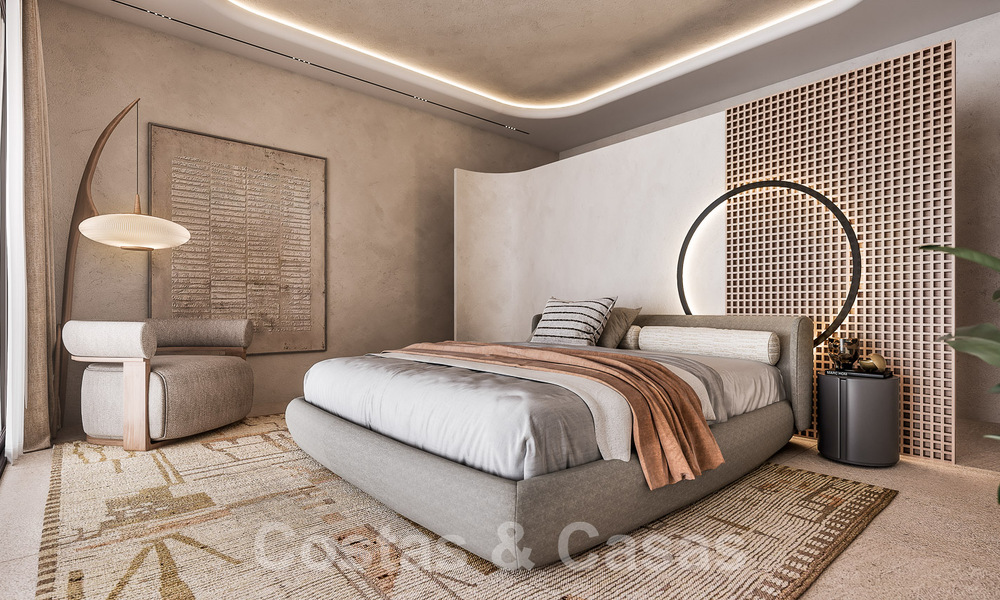 Nouveau développement avec 6 villas innovantes, conçues par des architectes, à vendre avec vue panoramique sur la mer à Cascada de Camojan à Marbella 53083