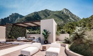 Nouveau développement avec 5 villas innovantes, conçues par des architectes, à vendre avec vue panoramique sur la mer à Cascada de Camojan à Marbella 53084 