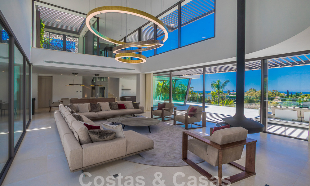 Villa de luxe neuve et moderne de 6 chambres à coucher, prête à être emménagée, avec vue sur la mer, à La Quinta, Marbella - Benahavis 54301