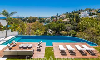 Villa de luxe neuve et moderne de 6 chambres à coucher, prête à être emménagée, avec vue sur la mer, à La Quinta, Marbella - Benahavis 54308 