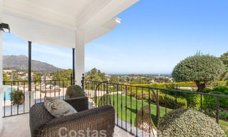 Magnifique villa méditerranéenne de luxe à vendre avec vue panoramique sur la mer à La Quinta, Benahavis - Marbella 53126 
