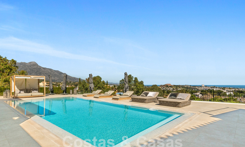 Magnifique villa méditerranéenne de luxe à vendre avec vue panoramique sur la mer à La Quinta, Benahavis - Marbella 53128