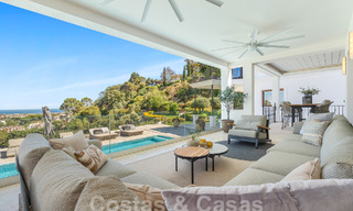 Magnifique villa méditerranéenne de luxe à vendre avec vue panoramique sur la mer à La Quinta, Benahavis - Marbella 53129 