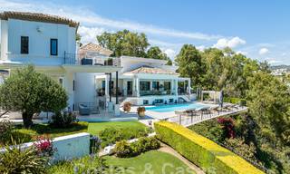 Magnifique villa méditerranéenne de luxe à vendre avec vue panoramique sur la mer à La Quinta, Benahavis - Marbella 53138 
