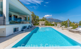 Magnifique villa méditerranéenne de luxe à vendre avec vue panoramique sur la mer à La Quinta, Benahavis - Marbella 53140 