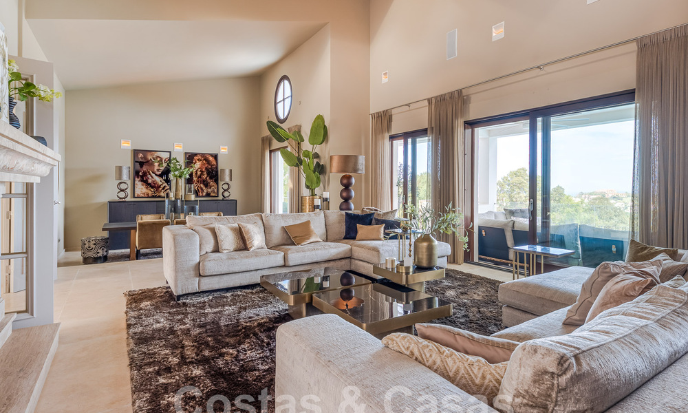 Magnifique villa méditerranéenne de luxe à vendre avec vue panoramique sur la mer à La Quinta, Benahavis - Marbella 53148