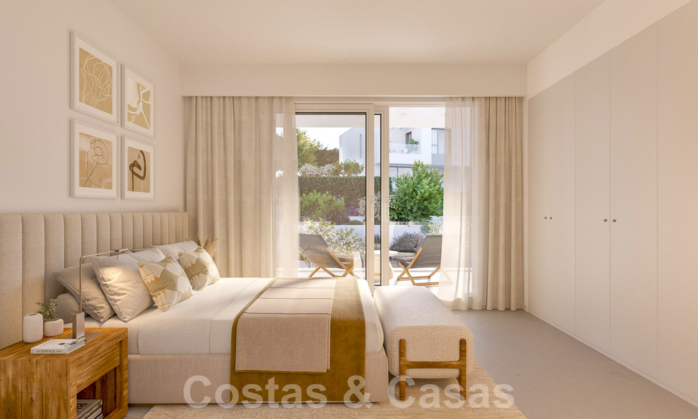 Maisons de ville neuves et économes en énergie à vendre, à deux pas de la plage à Elviria, à l'est du centre de Marbella 53155