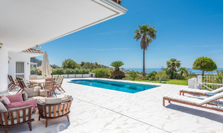 Villa de luxe espagnole à vendre avec vue sur la mer dans les collines de Mijas, Costa del Sol 54678 