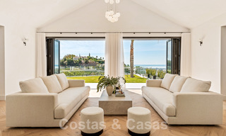 Prestigieuse villa espagnole de luxe à vendre avec une vue magnifique sur les collines de La Quinta, Benahavis - Marbella 54708 