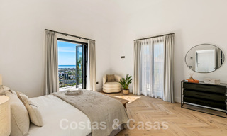 Prestigieuse villa espagnole de luxe à vendre avec une vue magnifique sur les collines de La Quinta, Benahavis - Marbella 54714 