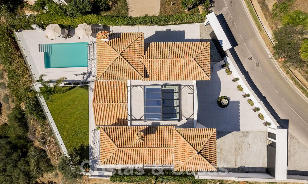 Prestigieuse villa espagnole de luxe à vendre avec une vue magnifique sur les collines de La Quinta, Benahavis - Marbella 54727