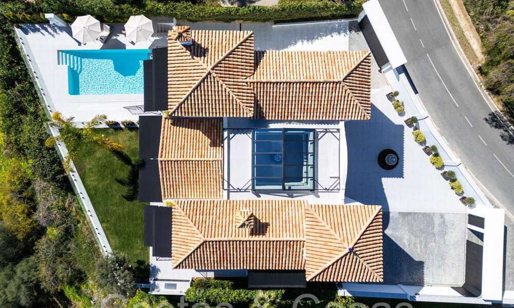 Prestigieuse villa espagnole de luxe à vendre avec une vue magnifique sur les collines de La Quinta, Benahavis - Marbella 64936