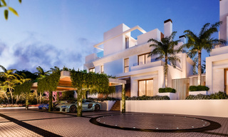 Développement exclusif avec 4 villas de luxe jumelées à vendre, en front de mer, à l'est de Marbella. Enorme remise pour la dernière villa ! 53347 
