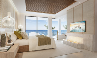 Développement exclusif avec 4 villas de luxe jumelées à vendre, en front de mer, à l'est de Marbella. Enorme remise pour la dernière villa ! 53348 
