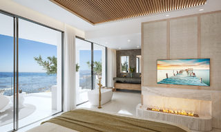 Développement exclusif avec 4 villas de luxe jumelées à vendre, en front de mer, à l'est de Marbella. Enorme remise pour la dernière villa ! 53350 