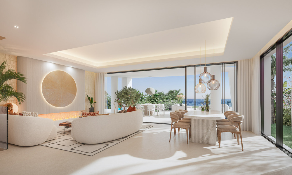 Développement exclusif avec 4 villas de luxe jumelées à vendre, en front de mer, à l'est de Marbella. Enorme remise pour la dernière villa ! 53351