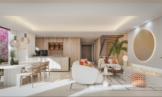 Développement exclusif avec 4 villas de luxe jumelées à vendre, en front de mer, à l'est de Marbella. Enorme remise pour la dernière villa ! 53352 