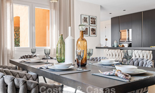 Luxueux penthouse en duplex avec vue imprenable sur la mer à vendre dans la vallée du golf de Nueva Andalucia, Marbella 54625 