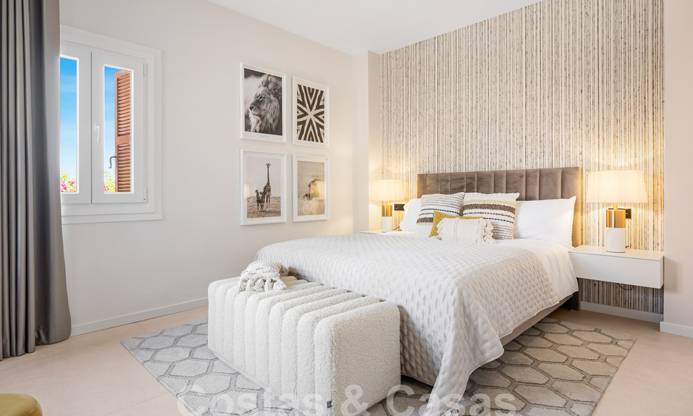 Luxueux penthouse en duplex avec vue imprenable sur la mer à vendre dans la vallée du golf de Nueva Andalucia, Marbella 54629