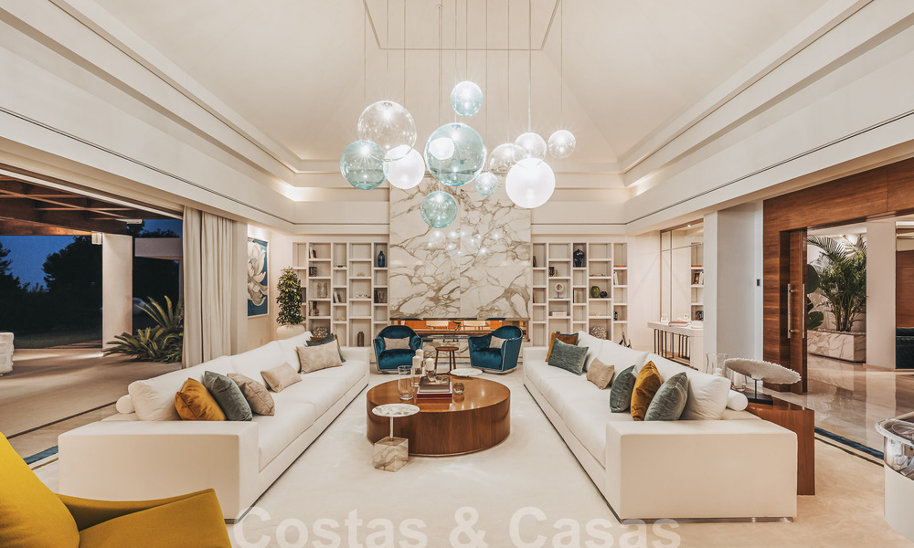 Majestueuse propriété de style méditerranéen à vendre dans le quartier fermé de Sierra Blanca sur le Golden Mile de Marbella 53733