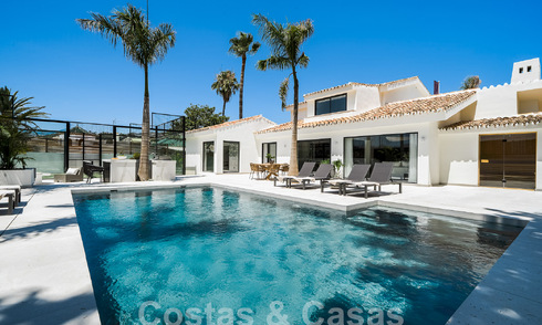 Villa méditerranéenne de luxe à vendre avec vue sur la montagne La Concha, entourée des terrains de golf de la vallée de Nueva Andalucia, Marbella 54884