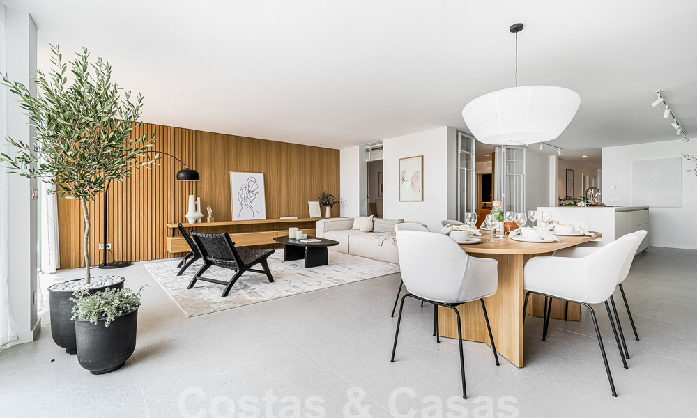 Luxueux appartement à vendre avec terrasse, piscine privée et vue sur la mer à Nueva Andalucia, Marbella 54947