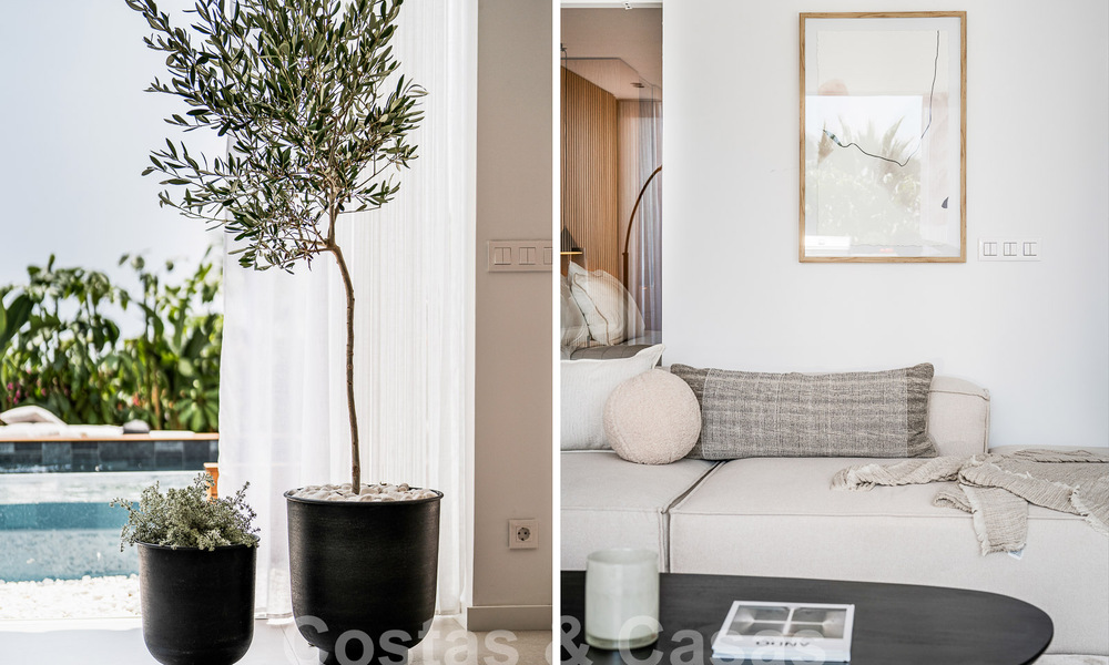 Luxueux appartement à vendre avec terrasse, piscine privée et vue sur la mer à Nueva Andalucia, Marbella 54960