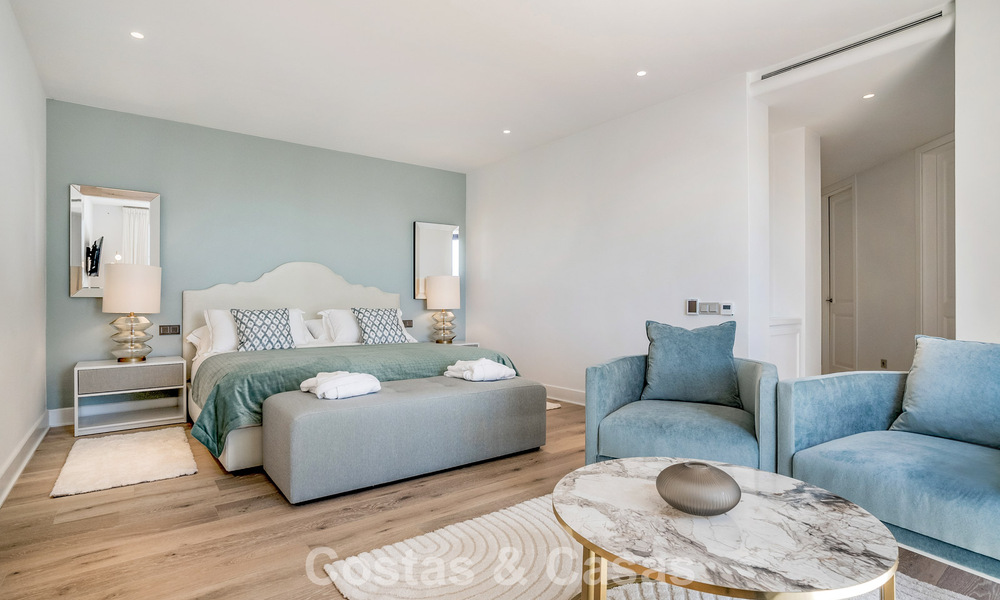 Villa de luxe à vendre avec vue sur la mer, entourée de verdure dans le complexe de golf exclusif La Zagaleta, Marbella - Benahavis 54058