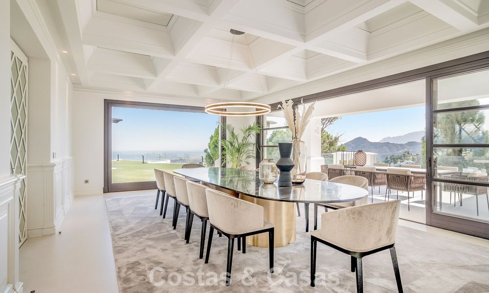 Villa de luxe à vendre avec vue sur la mer, entourée de verdure dans le complexe de golf exclusif La Zagaleta, Marbella - Benahavis 54070