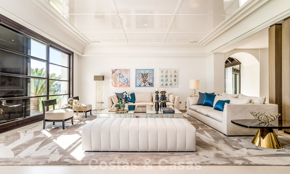 Villa de luxe à vendre avec vue sur la mer, entourée de verdure dans le complexe de golf exclusif La Zagaleta, Marbella - Benahavis 54072