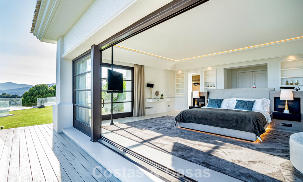 Villa de luxe à vendre avec vue sur la mer, entourée de verdure dans le complexe de golf exclusif La Zagaleta, Marbella - Benahavis 54077