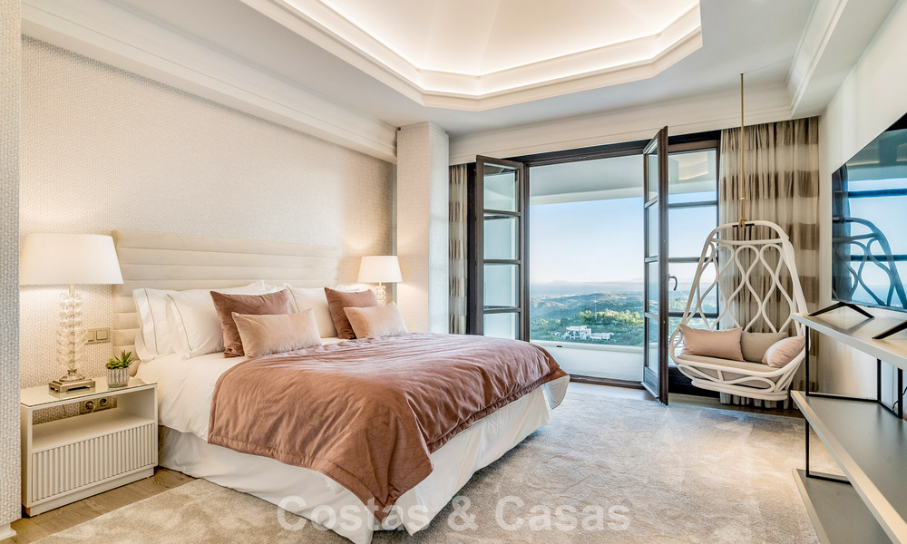 Villa de luxe à vendre avec vue sur la mer, entourée de verdure dans le complexe de golf exclusif La Zagaleta, Marbella - Benahavis 54096