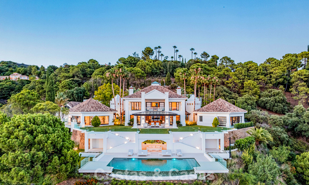 Villa de luxe à vendre avec vue sur la mer, entourée de verdure dans le complexe de golf exclusif La Zagaleta, Marbella - Benahavis 54105