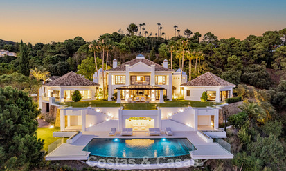 Villa de luxe à vendre avec vue sur la mer, entourée de verdure dans le complexe de golf exclusif La Zagaleta, Marbella - Benahavis 54110