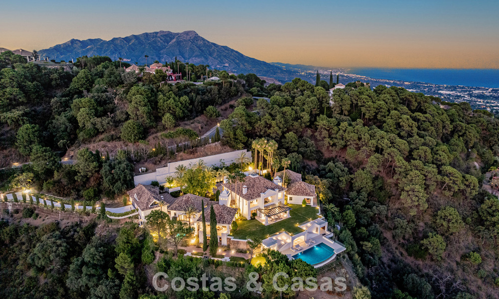 Villa de luxe à vendre avec vue sur la mer, entourée de verdure dans le complexe de golf exclusif La Zagaleta, Marbella - Benahavis 54113