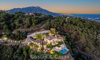 Villa de luxe à vendre avec vue sur la mer, entourée de verdure dans le complexe de golf exclusif La Zagaleta, Marbella - Benahavis 54113 