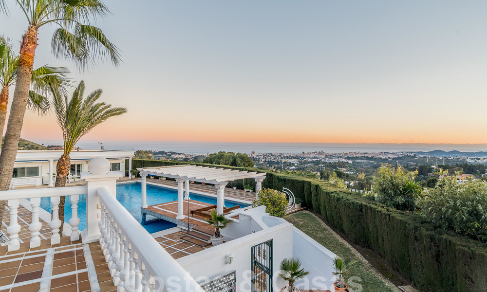 Charmante villa de luxe à vendre sur un terrain spacieux avec vue sur la mer près de Mijas Pueblo, Costa del Sol 54020