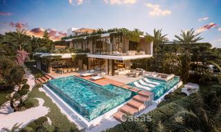 Développement exclusif avec 5 villas design d'avant-garde à vendre avec vue panoramique sur la mer à Cascada de Camojan, Marbella 54042 