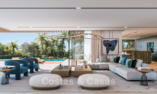 Développement exclusif avec 5 villas design d'avant-garde à vendre avec vue panoramique sur la mer à Cascada de Camojan, Marbella 54046 