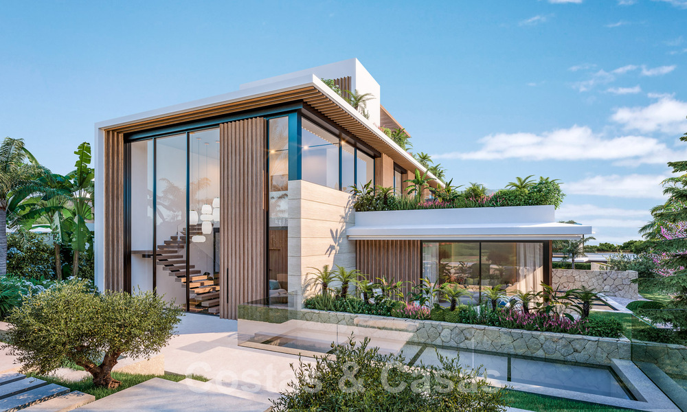 Développement exclusif avec 5 villas design d'avant-garde à vendre avec vue panoramique sur la mer à Cascada de Camojan, Marbella 58235