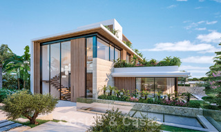 Développement exclusif avec 5 villas design d'avant-garde à vendre avec vue panoramique sur la mer à Cascada de Camojan, Marbella 58235 