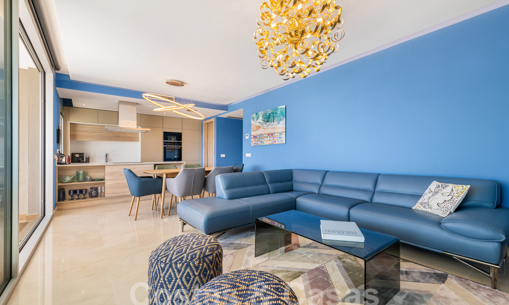 Appartement à vendre prêt à emménager avec vue sur la vallée et la mer dans le quartier exclusif de Marbella - Benahavis 55037