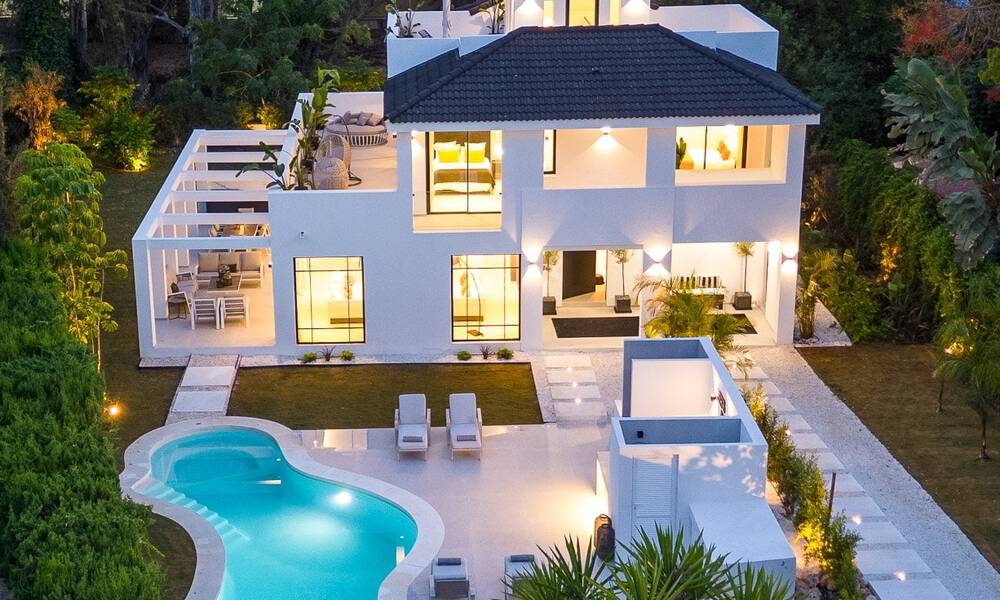 Villa de luxe contemporaine rénovée à vendre au cœur de la vallée du golf de Nueva Andalucia, Marbella 54816