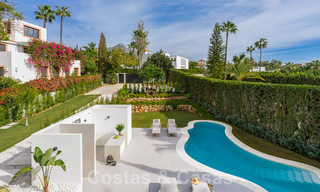 Villa de luxe contemporaine rénovée à vendre au cœur de la vallée du golf de Nueva Andalucia, Marbella 61993 