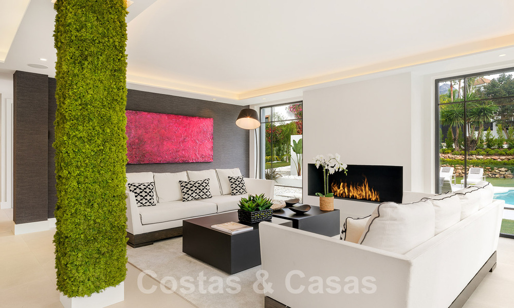 Villa de luxe contemporaine rénovée à vendre au cœur de la vallée du golf de Nueva Andalucia, Marbella 61999