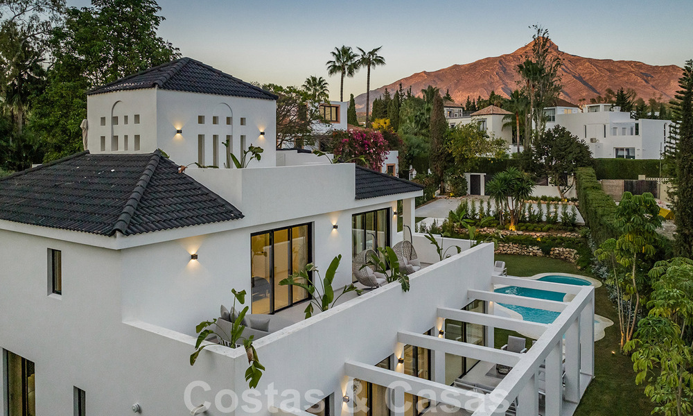 Villa de luxe contemporaine rénovée à vendre au cœur de la vallée du golf de Nueva Andalucia, Marbella 62007