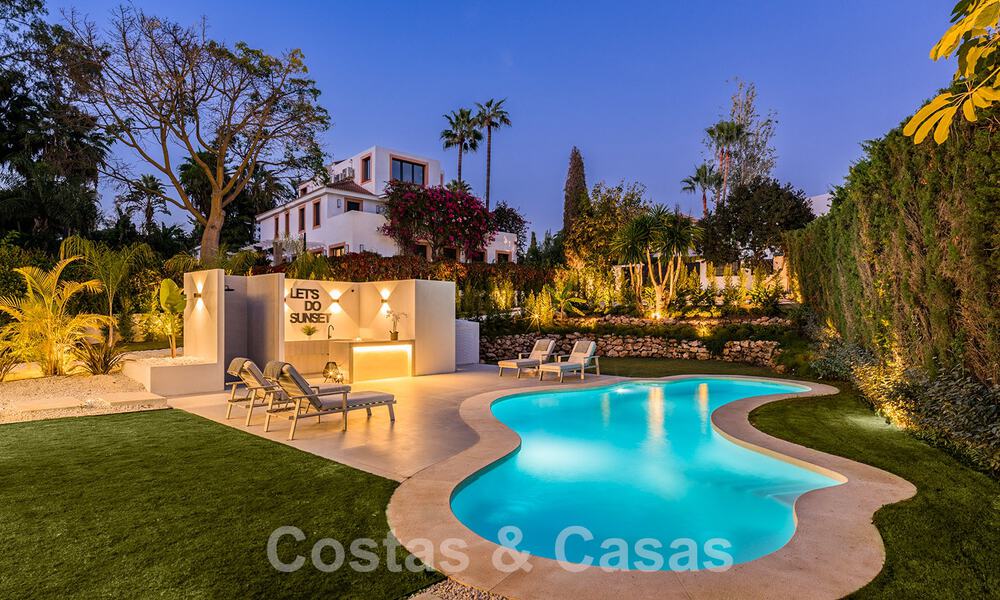 Villa de luxe contemporaine rénovée à vendre au cœur de la vallée du golf de Nueva Andalucia, Marbella 62025